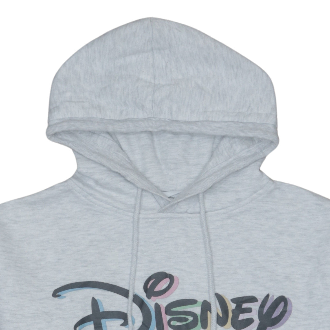 Disney Women's Grey XS Pullover Hoodie with Logo Print