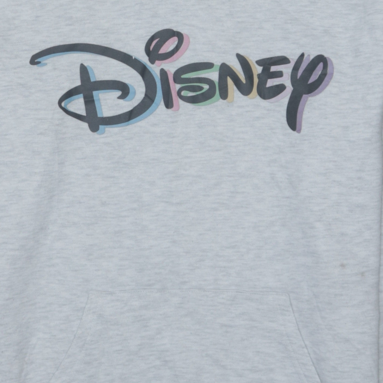 Disney Women's Grey XS Pullover Hoodie with Logo Print
