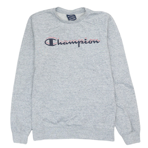 Champion Teens Grey Logo Sweatshirt XL Regular Fit Long Sleeve