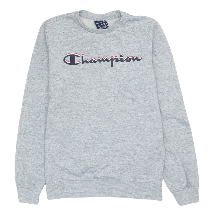 Champion Teens Grey Logo Sweatshirt XL Regular Fit Long Sleeve