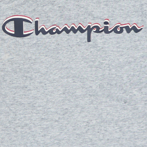 Champion Teens Grey Logo Sweatshirt XL Regular Fit Long Sleeve