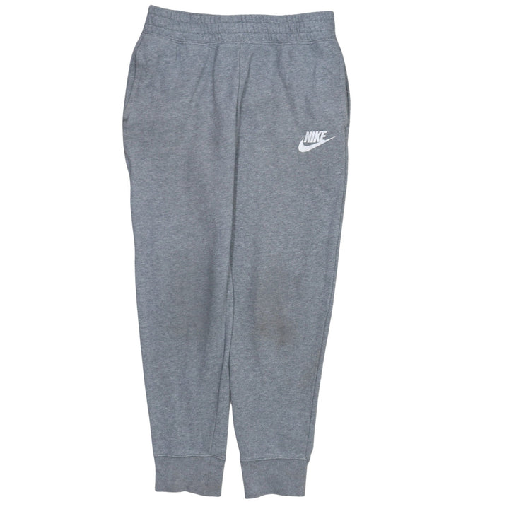 Nike Boys Grey Jogger Sweatpants L 146cm Fleece Trousers