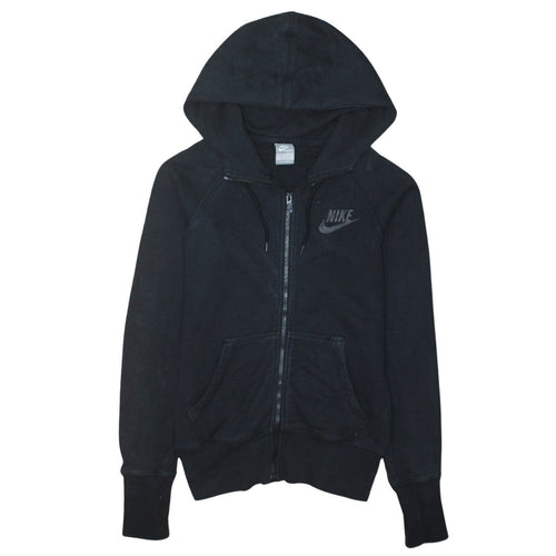Nike Men's Black Full Zip Hoodie M Sportswear Fleece