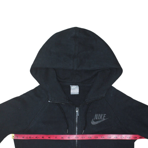 Nike Men's Black Full Zip Hoodie M Sportswear Fleece