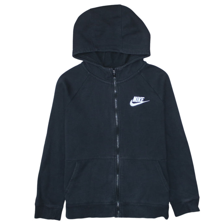 Nike Boys Black Full Zip Hoodie XL 156-166cm Standard Fit Casual
