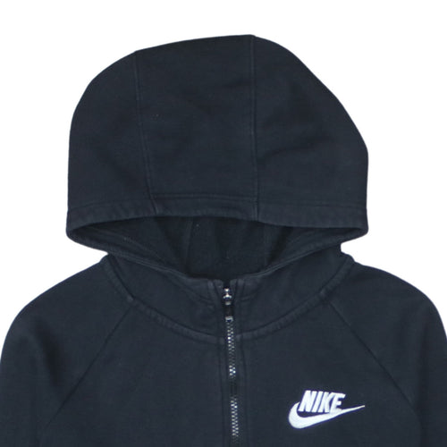 Nike Boys Black Full Zip Hoodie XL 156-166cm Standard Fit Casual