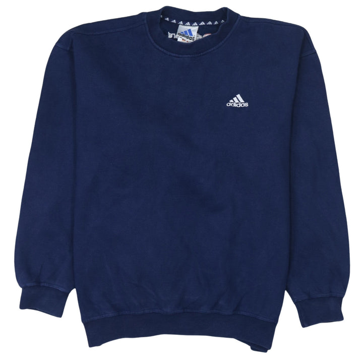 adidas Men's Blue Pullover Crew Neck Sweatshirt Size M
