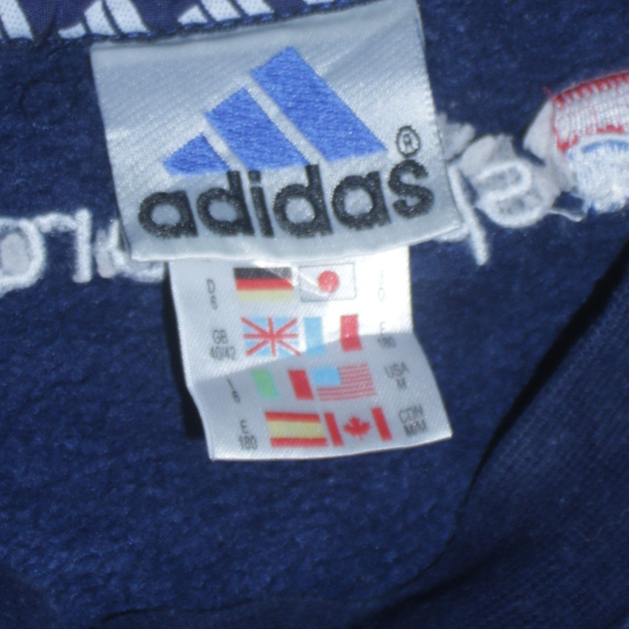 adidas Men's Blue Pullover Crew Neck Sweatshirt Size M