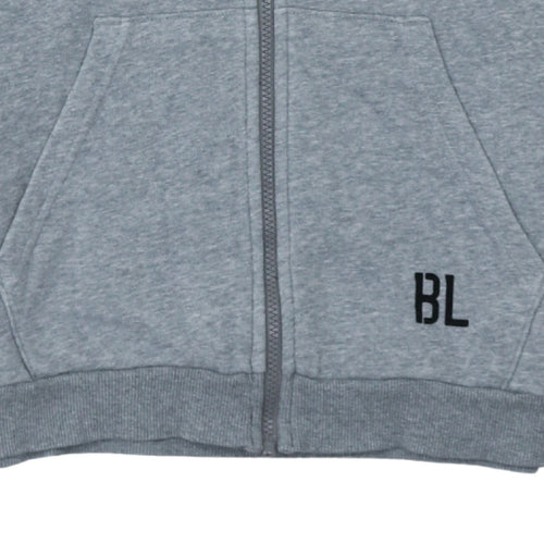 Puma Boys Grey Full Zip Hoodie 15-16 Years Hooded Sweatshirt
