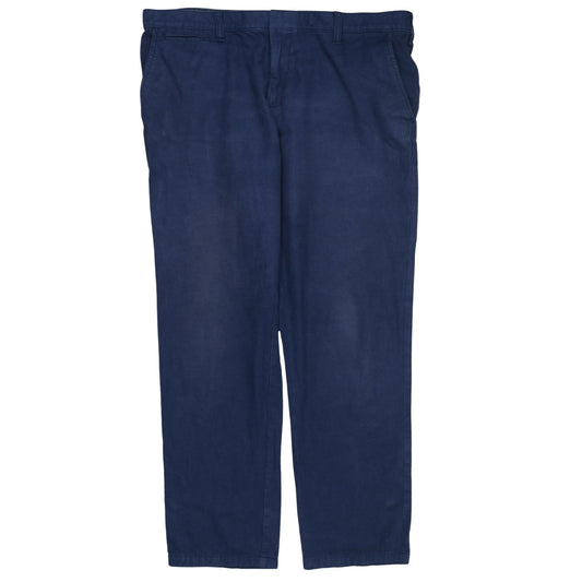 Tommy Hilfiger Men's Blue Slim Fit Cotton Chino Trousers 38x32