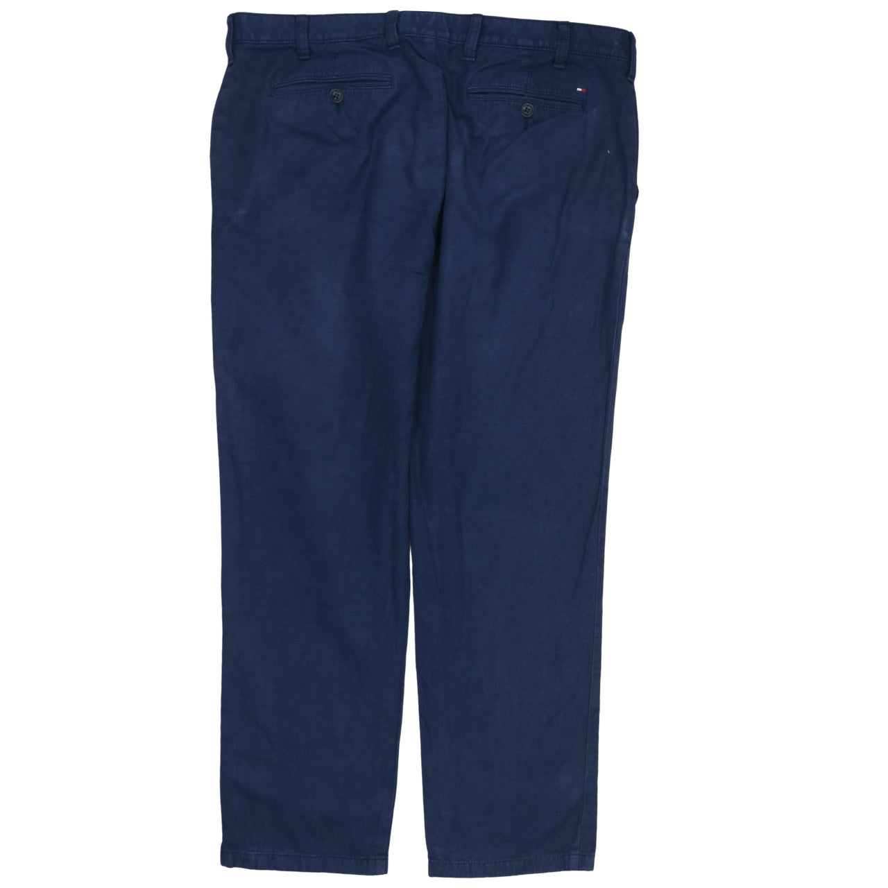 Tommy Hilfiger Men's Blue Slim Fit Cotton Chino Trousers 38x32