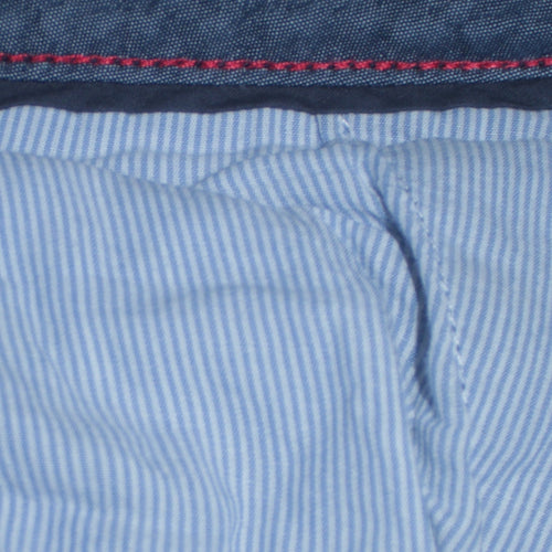 Tommy Hilfiger Men's Blue Slim Fit Cotton Chino Trousers 38x32