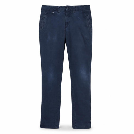 Front view of Tommy Jeans Men's Blue Chino Trousers 32x34 Slim Fit Cotton