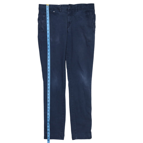 Tommy Jeans Men's Blue Chino Trousers 32x34 Slim Fit Cotton