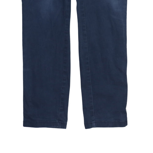 Tommy Jeans Men's Blue Chino Trousers 32x34 Slim Fit Cotton
