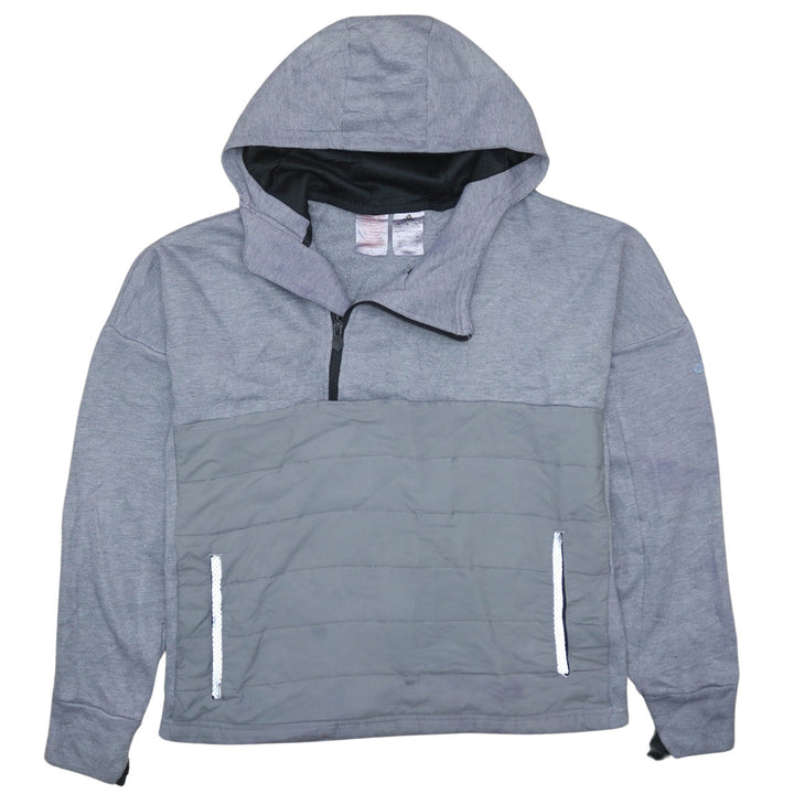 Adidas Boys Grey 13-14 Years Pullover Hoodie with Logo Design