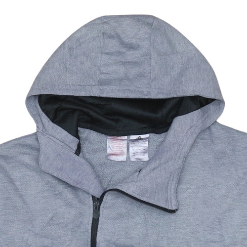 Adidas Boys Grey 13-14 Years Pullover Hoodie with Logo Design