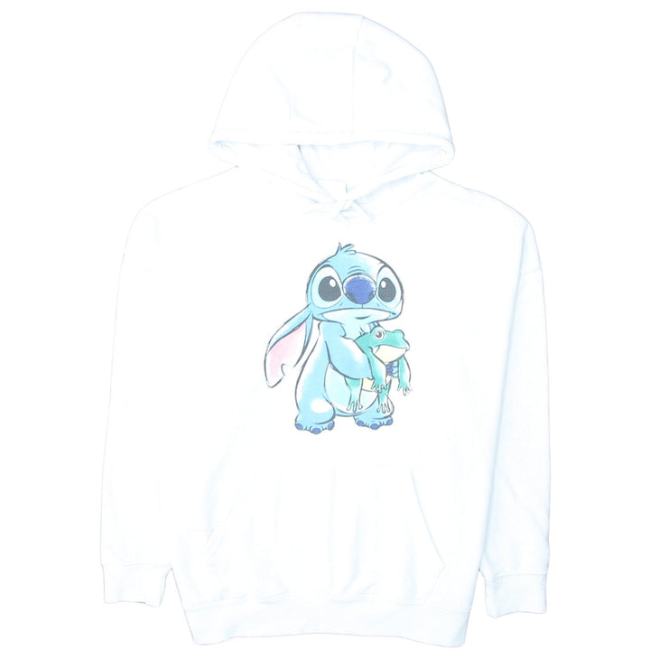 Primark Disney Stitch White Hoodie XS Women’s Pullover Sweatshirt