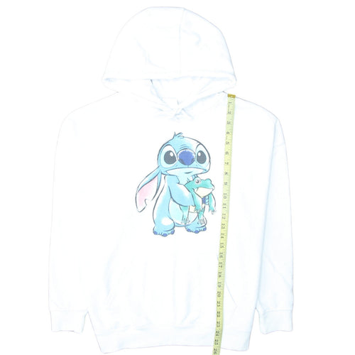 Primark Disney Stitch White Hoodie XS Women’s Pullover Sweatshirt