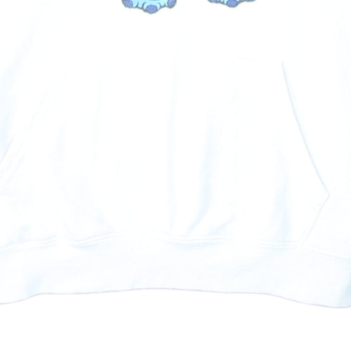 Primark Disney Stitch White Hoodie XS Women’s Pullover Sweatshirt