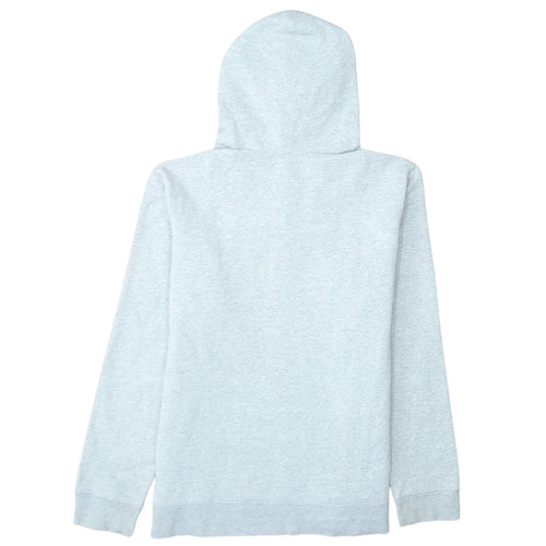 GAP Women Grey Pullover Hoodie Large Cotton Blend Casual Logo