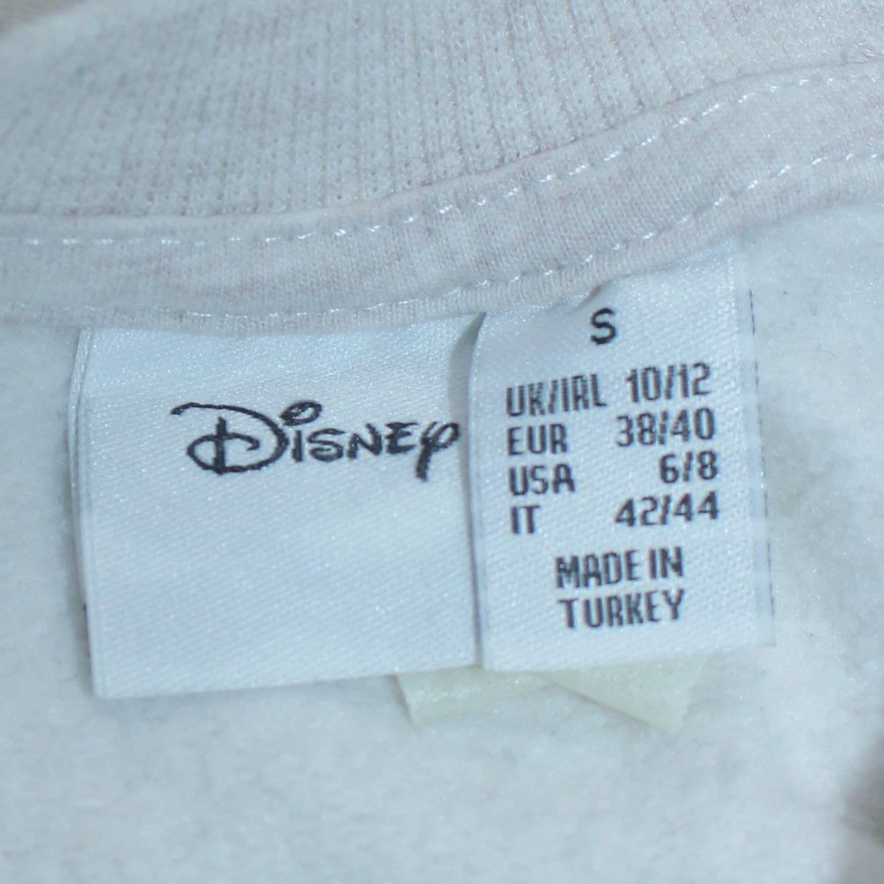 Disney Women White Dumbo Sweatshirt Size 10/12 Pullover Crew Neck