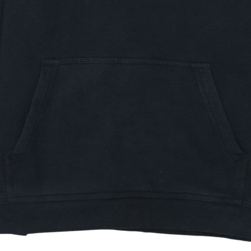 Nike Boys Black Pullover Hoodie XL 158-170cm Cotton Blend Sweatshirt