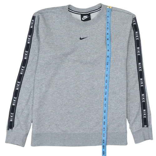 Nike Men's Grey XS Pullover Sweatshirt Crew Neck Logo Sportswear