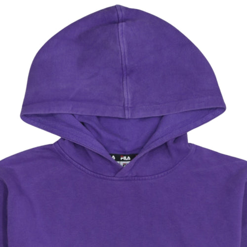 FILA Boys Purple Pullover Hoodie 13-14 Years Logo Casual Sweatshirt