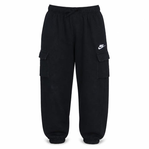 Nike Men's Black Cargo Fleece Jogger Trousers Size S