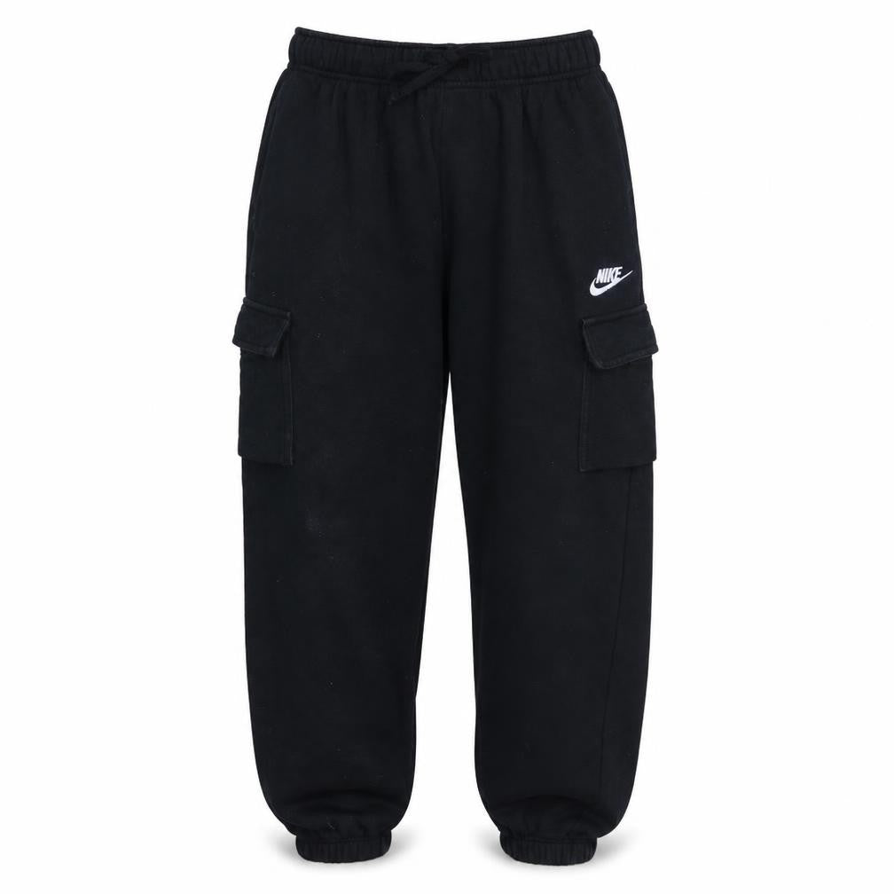Nike Men's Black Cargo Fleece Jogger Trousers Size S