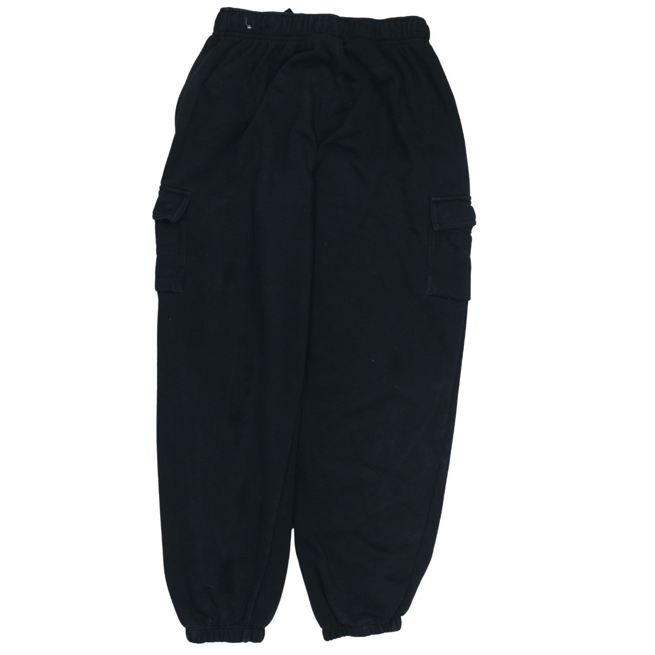 Nike Men's Black Cargo Fleece Jogger Trousers Size S
