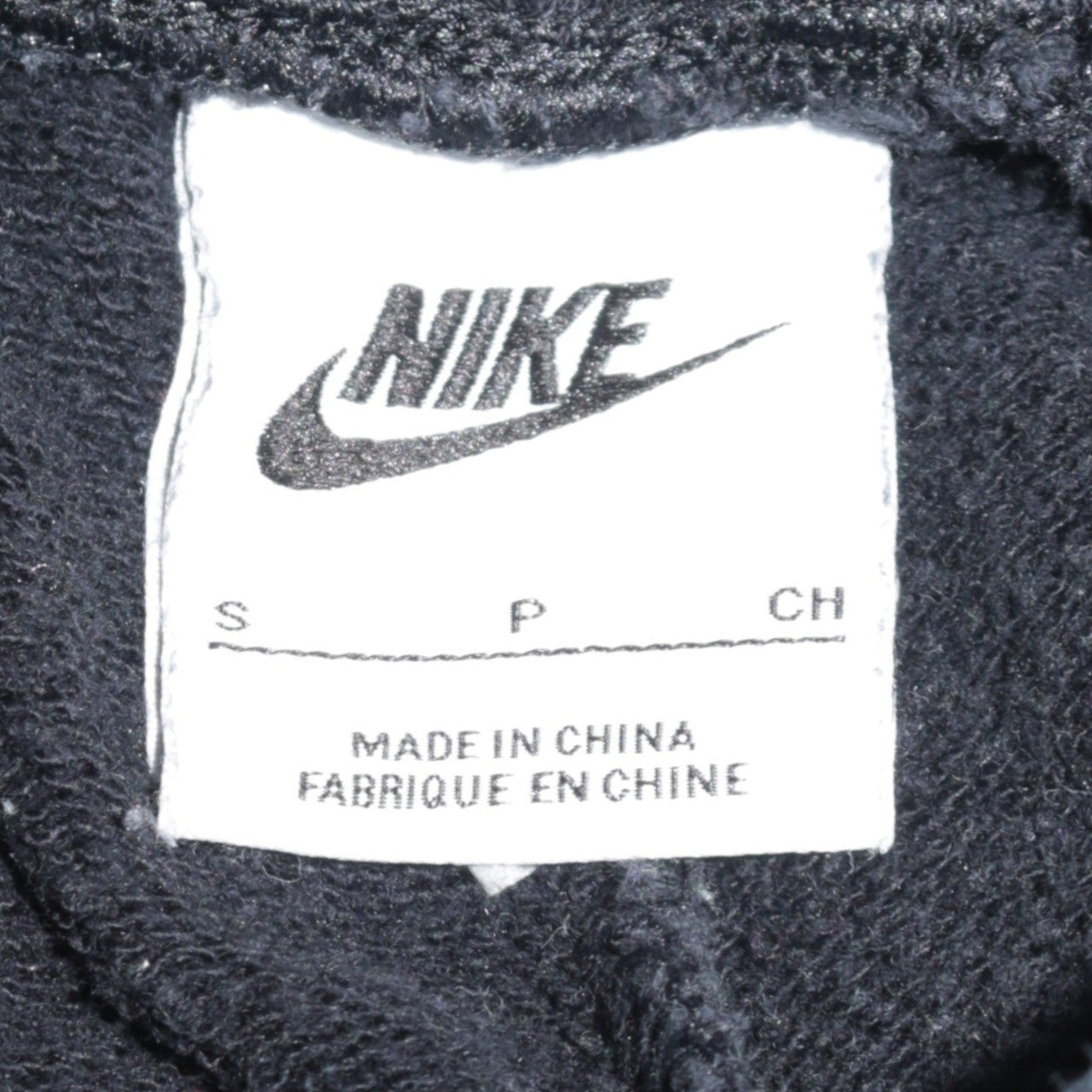 Nike Men's Black Cargo Fleece Jogger Trousers Size S