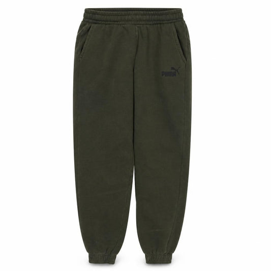 Puma Boys Green Jogger Sweatpants 15-16 Years Elastic Waist Pockets