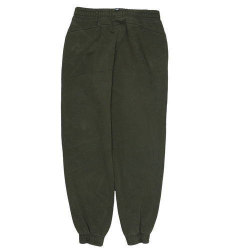 Puma Boys Green Jogger Sweatpants 15-16 Years Elastic Waist Pockets