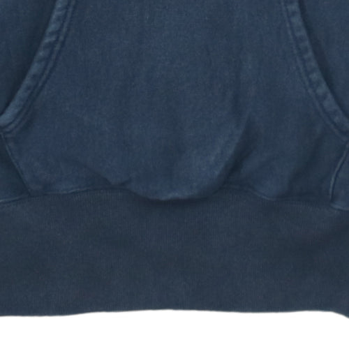 Champion Men's Blue Reverse Weave Pullover Hoodie Medium