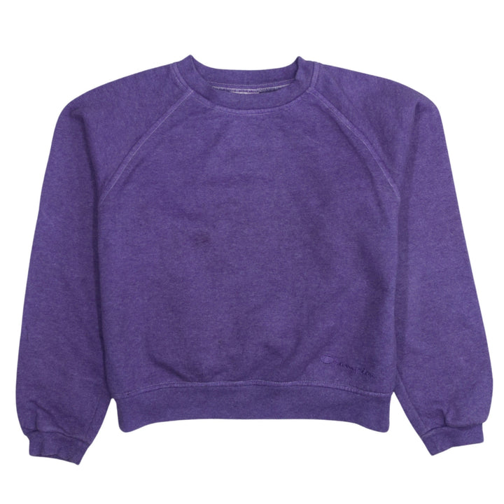 Champion Women's Purple Crew Neck Pullover Sweatshirt Size S