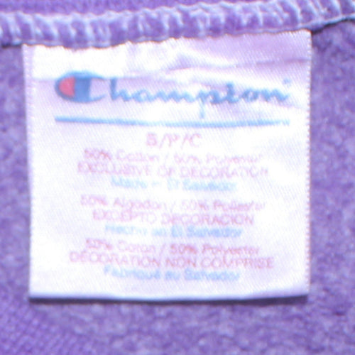 Champion Women's Purple Crew Neck Pullover Sweatshirt Size S