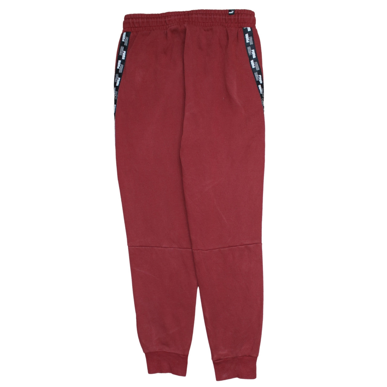 Puma Men's Red Jogger Trousers M Regular Fit Fleece Sweatpants