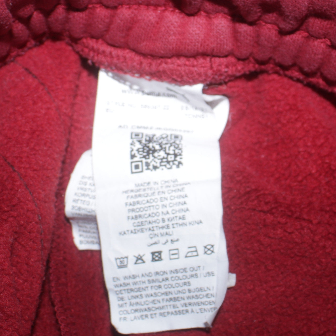 Puma Men's Red Jogger Trousers M Regular Fit Fleece Sweatpants