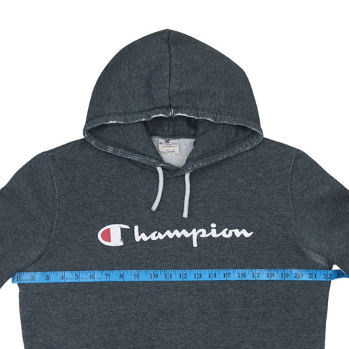 Champion Men’s Grey Pullover Hoodie Medium Logo Sportswear