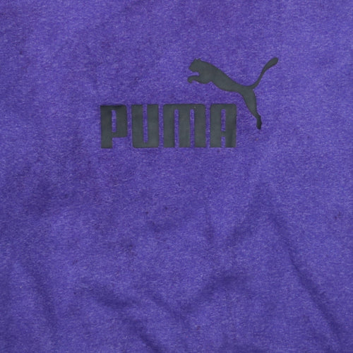 Puma Women's Purple Crew Neck Pullover Sweatshirt Size L