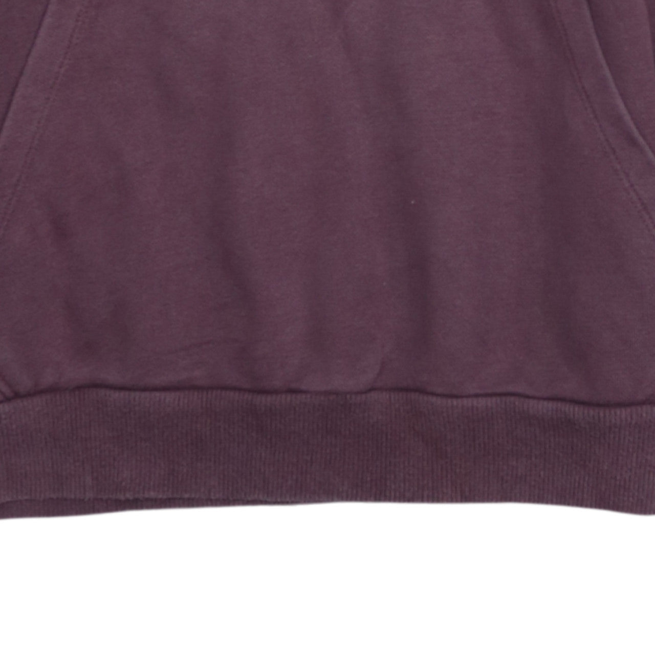 Puma Women's Burgundy Pullover Hoodie Size 10 Logo Cotton Blend