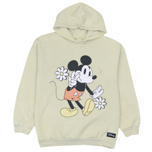 Disney Girls Beige Mickey Mouse Pullover Hoodie 13-14 Years