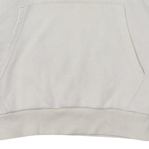 Champion Boys Beige Pullover Hoodie XL 13-14 Years Cotton Blend Logo