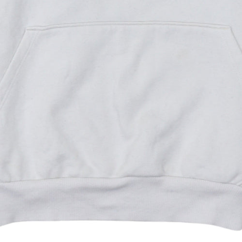 Puma Womens White Small Pullover Hoodie Sweatshirt Casual