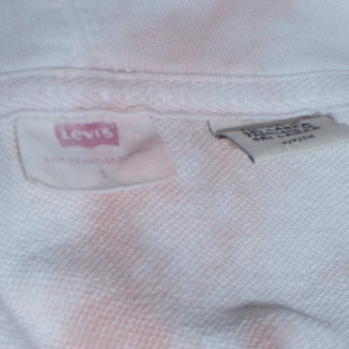 Levi's Men's Beige Tie Dye Pullover Hoodie Size S Regular Fit