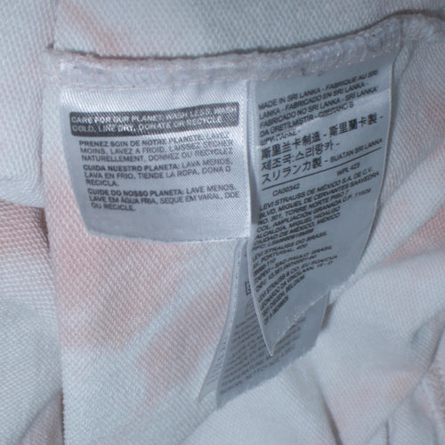 Levi's Men's Beige Tie Dye Pullover Hoodie Size S Regular Fit