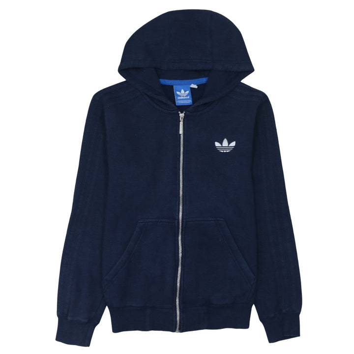 Adidas Men's Blue Full Zip Hoodie Size S Regular Fit