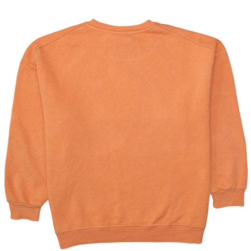 Disney Women’s Orange Mickey Mouse Pullover Sweatshirt Size S 10/12
